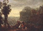 Claude Lorrain Landscape with Acis and Galathe oil painting reproduction